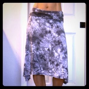 Tie Dye Midi Skirt